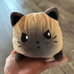 Reversible Kawaii Cat Plush